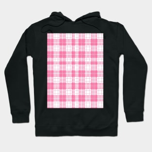 Pink plaid Background Hoodie